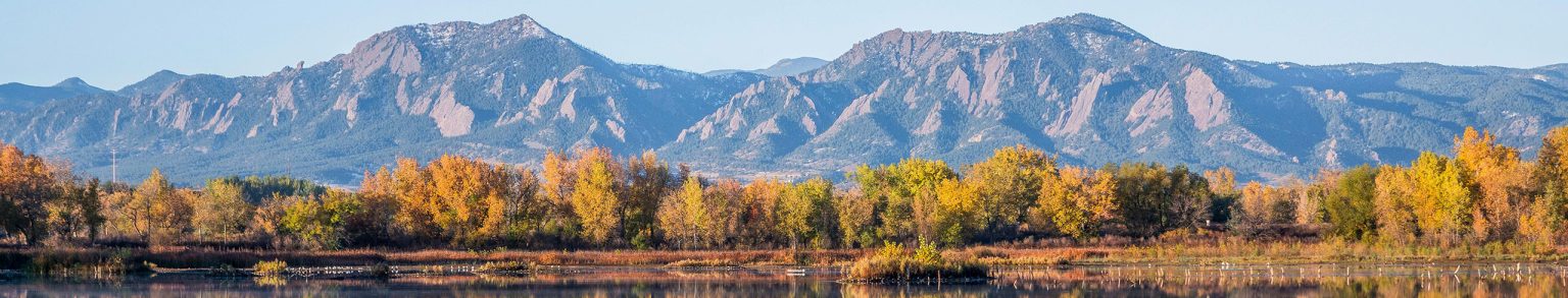 The Flatirons near Boulder Colorado